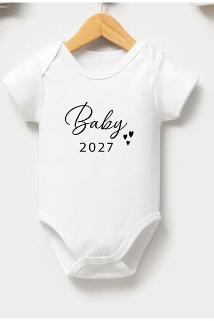 100% Cotton Baby Bodysuit - Baby 2027 Bodysuit - Baby Bodysuit Badi - Written Bodysuit
