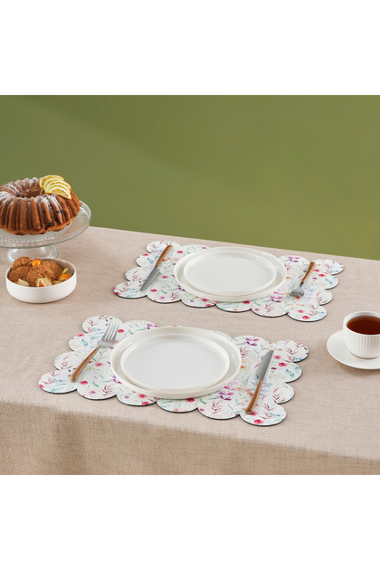 Petra Patterned American Service Set of 2 Multicolor
