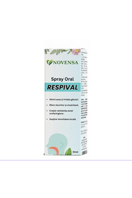 Spray de plante pentru calmarea tusei și ușurarea respirației - RESPIVAL