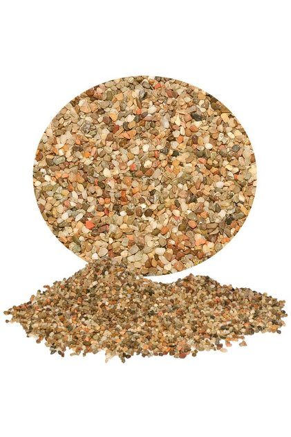 Pietris de acvariu policrom 3-6mm 1 kg