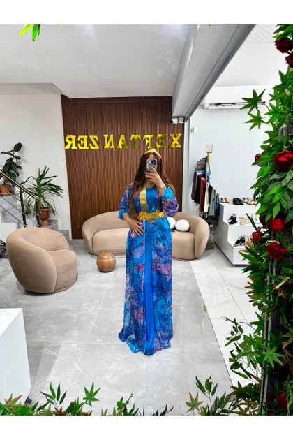 Özel taş işlemli kaftan