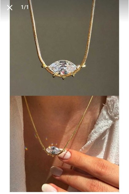 Gold Markiz Kolye