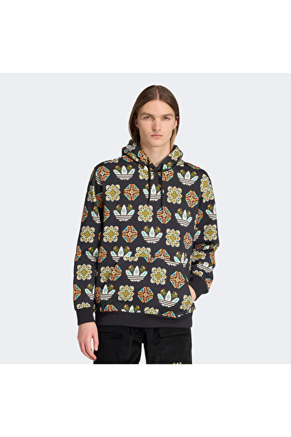 adidas KR5186-E Addidas Borg Tg Zıp Hd Erkek Sweatshirt Mor