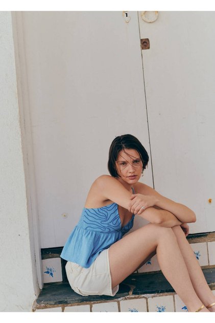 İşleme detaylı bluz