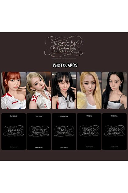 Kpop Dünyasi LE SSERAFIM '' Spaghetti '' Photocard Set POB 3