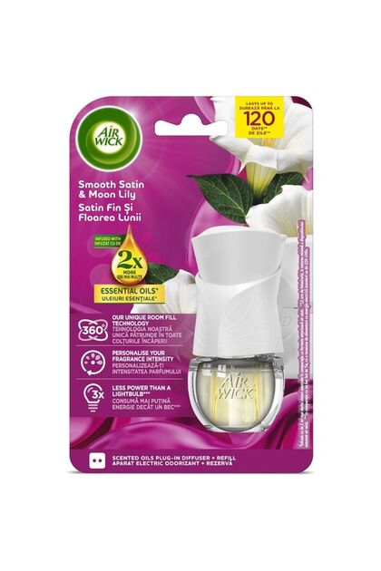 Odorizant electric de cameră Air Wick, Smooth Satin, 19 ml