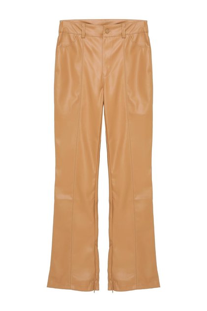 Deri Pantolon Camel