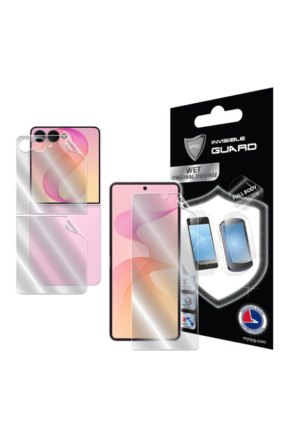Samsung Galaxy Z Flip 8 (İç Dış ekran ve Arka Kapak) için Hydrogel (İnce TPU) Koruyucu