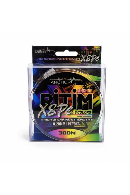 İp Örgü Misina - 8 Kat - Ritim X8 - 300mt - Ebruli - 0.20mm