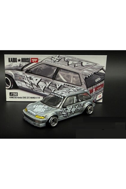 MINI GT 街道ハウス　HONDA CIVIC　チェイス HOT WHEELS Chase! Kaido House x Mini GT 1:64 Honda Civic (EF