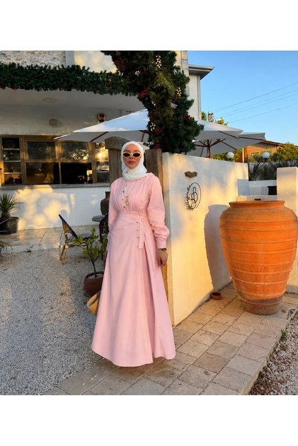 Pembe Rahel Elbise