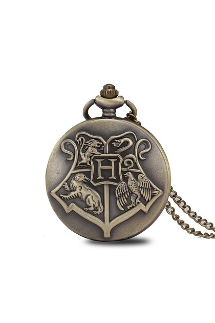 Ceas de buzunar,Harry -Potter Hogwarts School CS583, model Retro Vintage