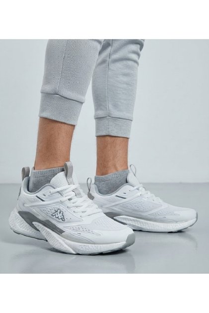 Men's 4034 La Vega White Gray Memory Foam Orthopedic Light Sole Comfortable Original Daily Running Walking Sports Sneaker Shoes