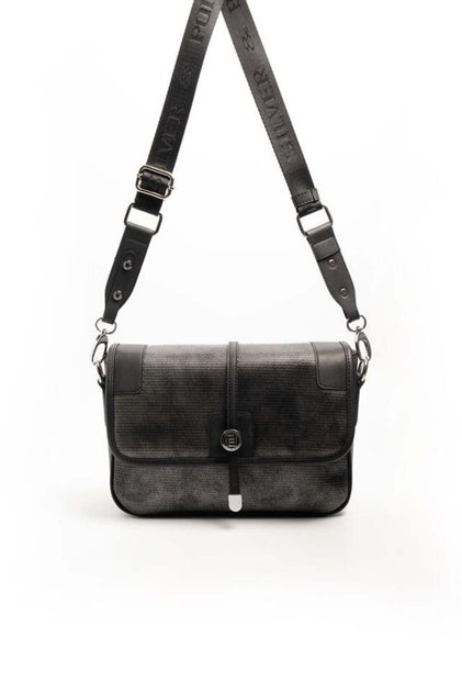 M.Silver - Black Honeycomb Women's Crossbody Bag Sp1182