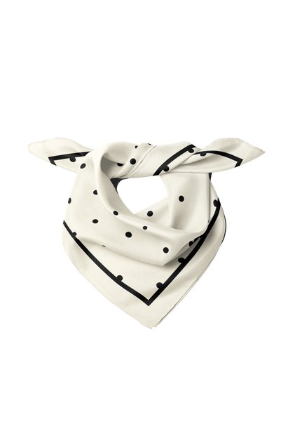Polka Dot Patterned Scarf / Bandana 50X50Cm