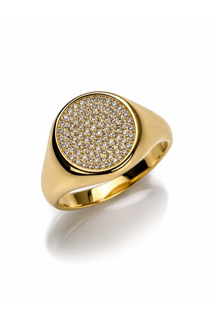 Imported Gold Pinky Ring (Adjustable)