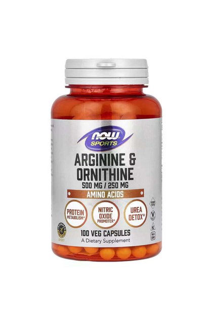 Arginine(Arjinin) Ornithine(Ornitin) Gh Nitrix Oxide 100 Veg Caps