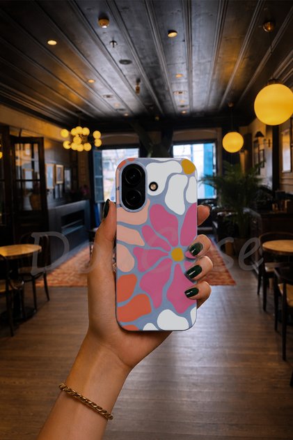 iPhone 16 Uyumlu Bebek Mavisi Renkli Lansman Telefon Kılıfı
