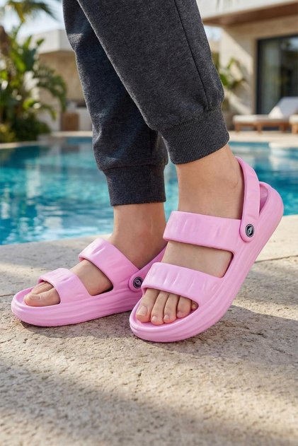 Suitable for Summer Wet Floor Home Bathroom Garden Women's Sandals Slippers
