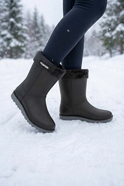 أحذية المطر الشتوية للفتيات