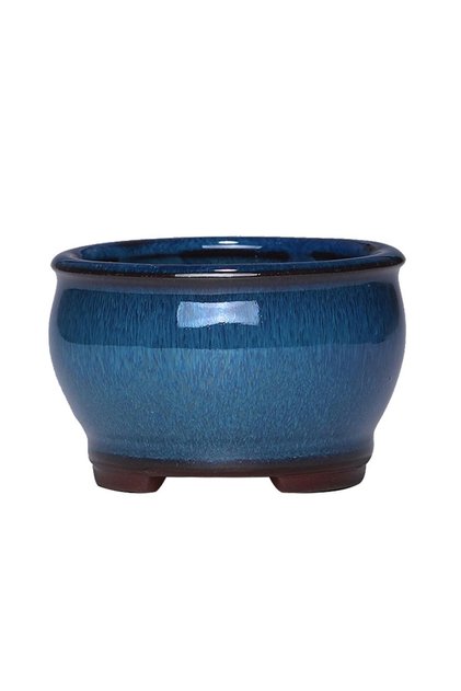 Blue Ceramic Succulent Flower Pot Ceramic Plant Pots with Drainage Holes for Windowsills Shelves Gar