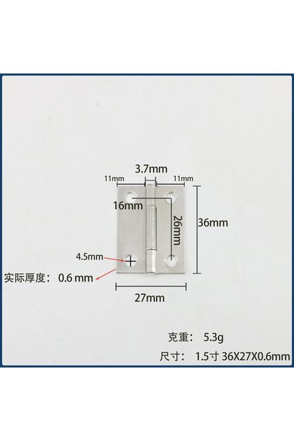 1.5 inch-36x27x0.6mm 10 Pcs 1/1.5/2/2.5/3 Inch Door Connector Accessories Durable Furniture Home Sta