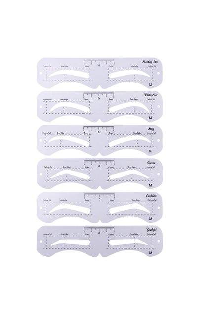 M The New Fixed PVC Eyebrow Shaper Template Can Be Reused With High-quality Stickers For Elegant Ey.