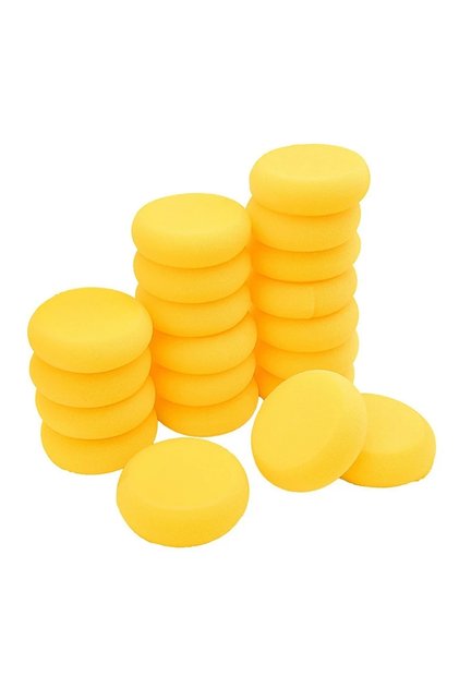 20pcs 12/20Pcs/Pack Round Shape Ceramic Foam Throwing Water Absorbing Sponge Sculpture Pottery Tools