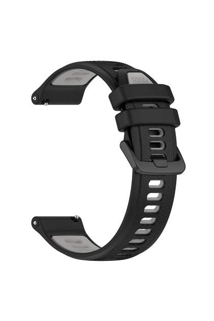 20mm Black Gray Soort Strap Silicone Watch Band 22mm 20mm For TicWatch Pro 3 Ultra E3 E2 S2 Pro X GT