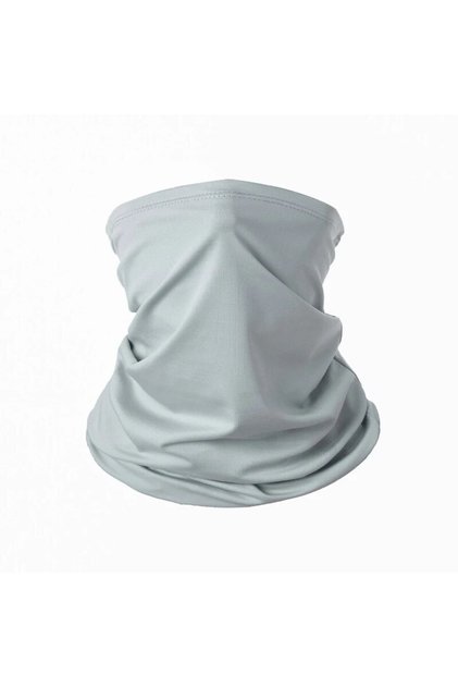 Light grey Summer Outdoor Hiking Headscarf Breathable Sweat-absorbing Sports Magic Headscarf Ice Sil