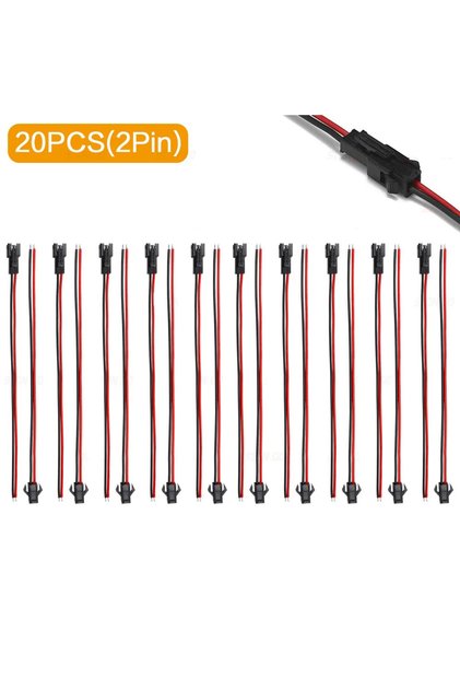 اختر أكثر من 20 قطعة (10 أزواج) من كابلات توصيل LED ذات 2 سن (2Pin) أو 3 سن (3P) أو 4 سن (4P) أو 5 سن (5P) أو 6 سن (6Pin) من نوع SM2P/3P/4P/5P/6Pin، أسلاك كهربائية