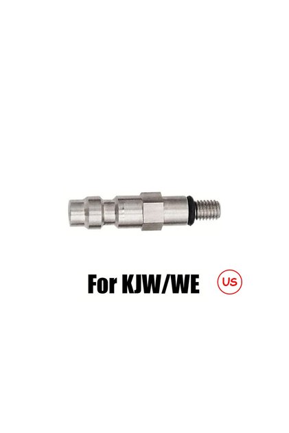 For KJW-WE HPA Foster US Quick Disconnect Air Release,Female Coupler Male Plug Marui KJW/WE KSC/KWA