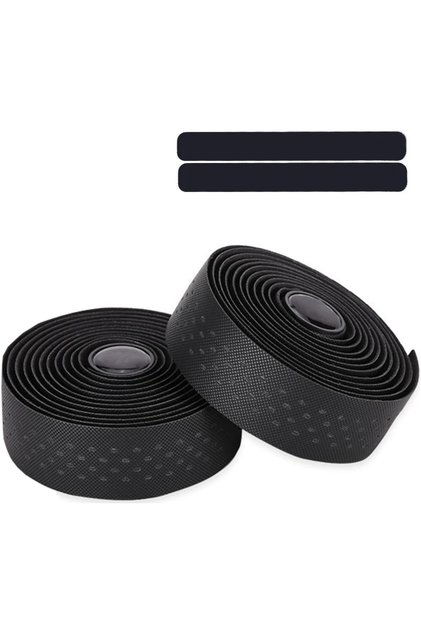 Black Road Bike Tape Race Handlebar Tapes Wrap Breathable Shock Absorber Cycling Speed Bicycle Handl