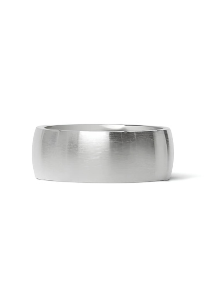 14 8mm Surgical 316L Stainless Steel Brushed Band Rings Industrial Wedding Jewelry for Men Women Bik