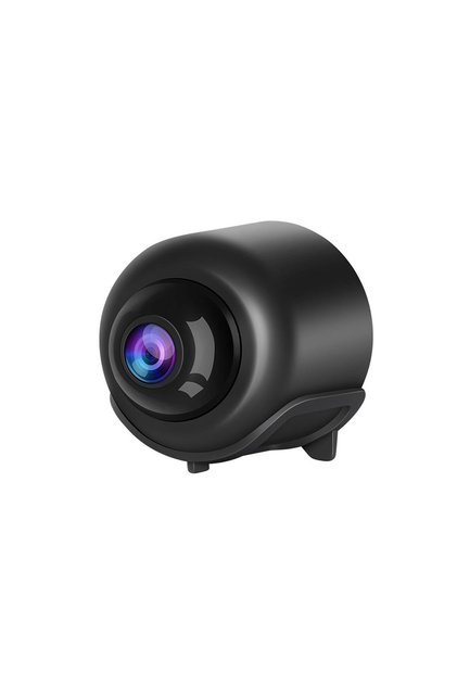 black Wireless Mini WiFi Security Camera with Night Vision Motion Detection A9 A13 Rechargeable Batt