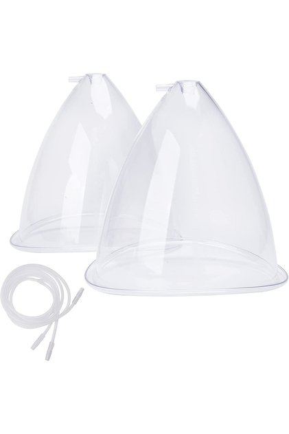 180ml 2pcs180/150ml Breast Enlargement Cupping Hip Lifting Buttock Vacuum Pump Suction Replacement E
