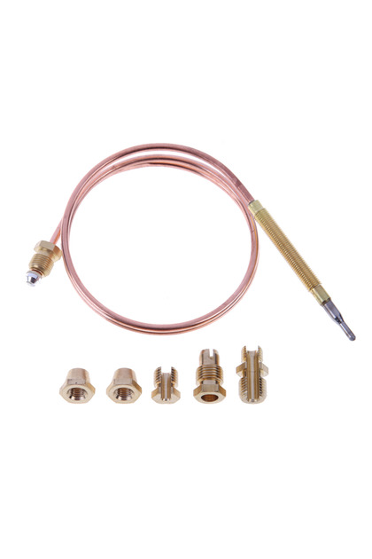ALLOYSEED 1 set Universal Gas Thermocouple Valve with 5Pcs Nut Replace Temperature Controller Probe