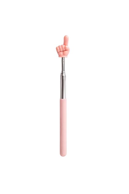 Pink Macaron Color 68cm Retractable Finger Reading Stick Telescoping Teacher Pointer Teacher Hand Po