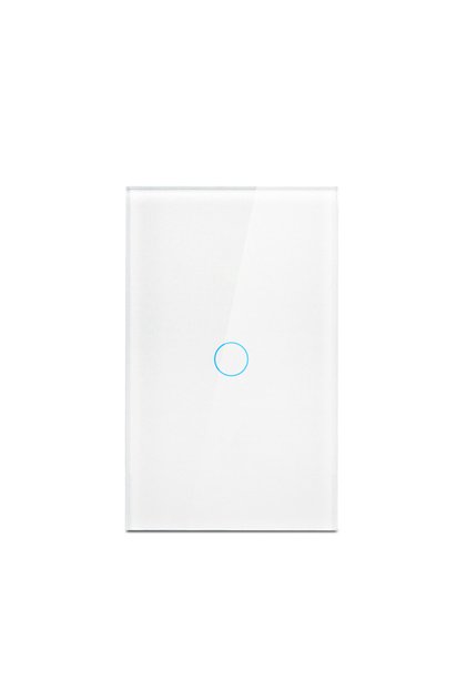 مفتاح تشغيل يعمل باللمس، أبيض أمريكي، AC100-240، لوحة إضاءة LED، مفاتيح جدارية، زجاج مقسّى أسود وأبيض كريستالي