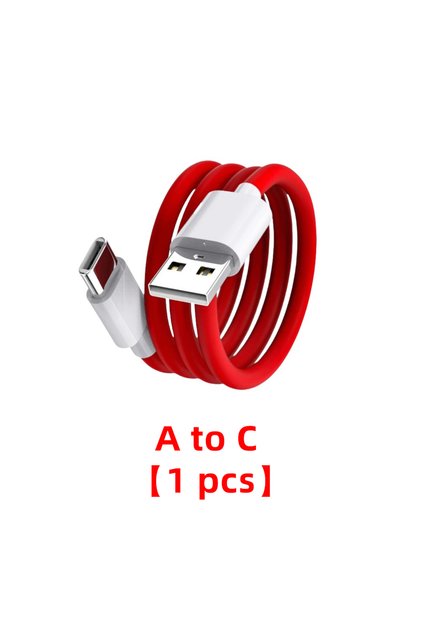 Type-C to Type-C 2m A to C cable 1 pcs Oneplus 13 12 11 Cable Original 80W Supervooc Warp Charge Usb