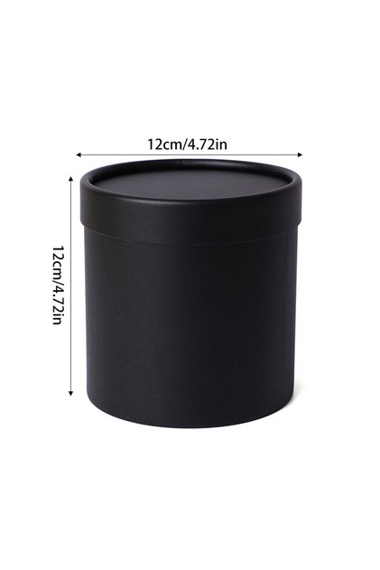 black Round Flowers Box Gift Packaging Paper Box For Wedding Rose Bouquet Storage Decoration Birthda