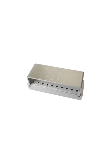 sliver Dental Burs Drill Disinfection Block FG Bur Sterilization Holder Autoclavable Aluminium 30 Ho
