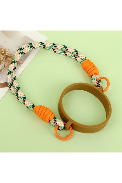 khaki Water Bottle Handle Strap Silicone Water Bottle Sling Carrier Holder Strap Universal Fits Most