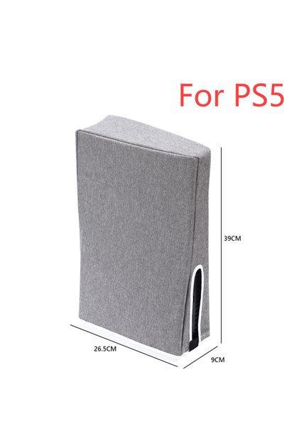 Grey Vertical Dust Proof Cover For PS5 Game Console Protector Case Anti-scratch Sleeve Protective Ho
