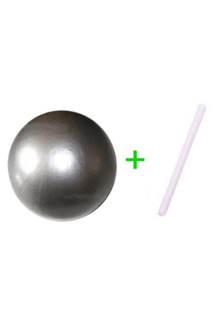 Gray 25cm Yoga Ball Exercise Gymnastic Fitness Pilates Ball Balance Exercise Gym Fitness Yoga Core B