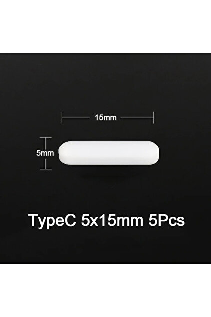 C5x15 5Pcs 5 Pcs Laboratory Magnetic Bar Cylindrical Magnetic Stirrings Rod 3 type Magnetic Stirring