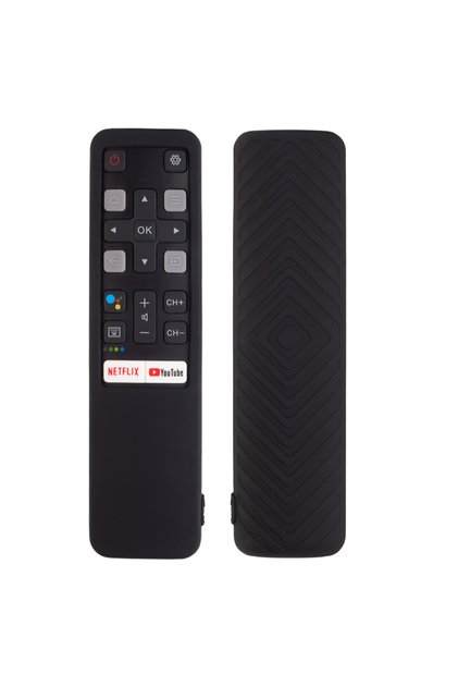 Black Silicone Case Cover Use for TCL RC802V smart TV remote control 49P30FS 65P8S 55C715