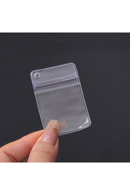 20pcs 4x6cm 20Pcs Multi Size PVC Clear Jewelry Storage Bags Self Seal Bags Reusable for Bracelets Ne