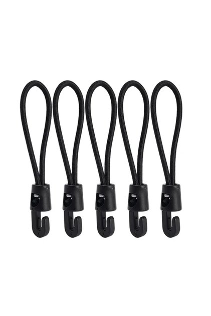 10cm - 5pcs 1-10 Pcs Bungee Cord with Hooks 10/15/25cm High Elasticity Expander with Hooks Rubber Te
