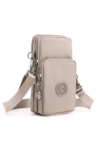 khaki New Mobile Phone Bag Large Capacity Multi-Functional Fashion Simple Shoulder Small Bag Shoulde